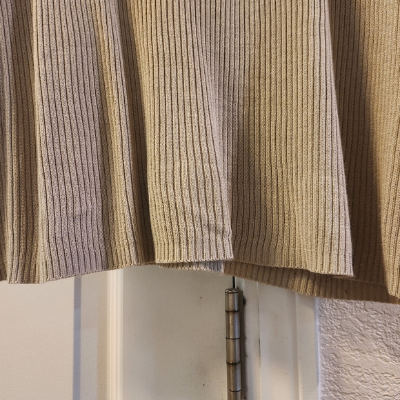 DESIGNER ORIGINALS STUDIO TAUPE SLEEVELESS TURTLE NECK SIZE LARGE - Picture 6 of 8